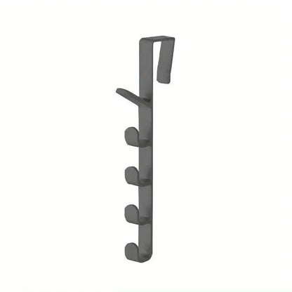 Over-the-Door Bedroom Hanger — Plastic Clothes & Bag Rack for Home Storage Organization