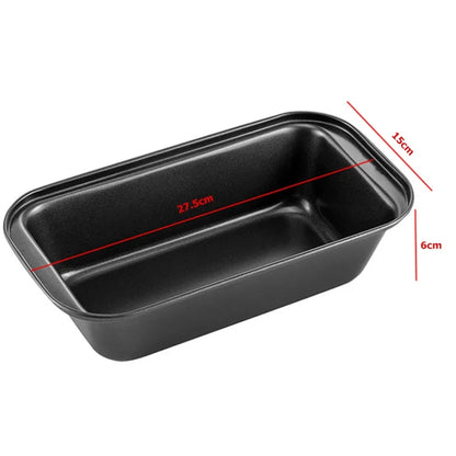 Nonstick Carbon Steel Bread Loaf Pan – Rectangle Bakeware for Toast, Brownies, and Meatloaf