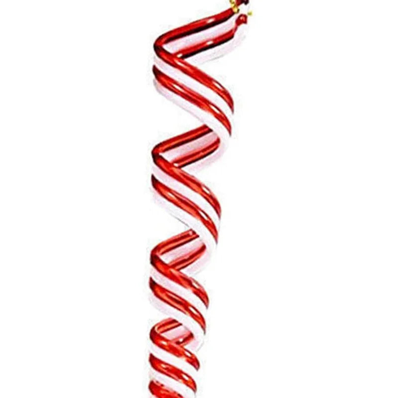 4PCS Christmas Candy Stick Decorations – Hanging Plastic Lollipops for Tree Ornaments & Holiday Decor