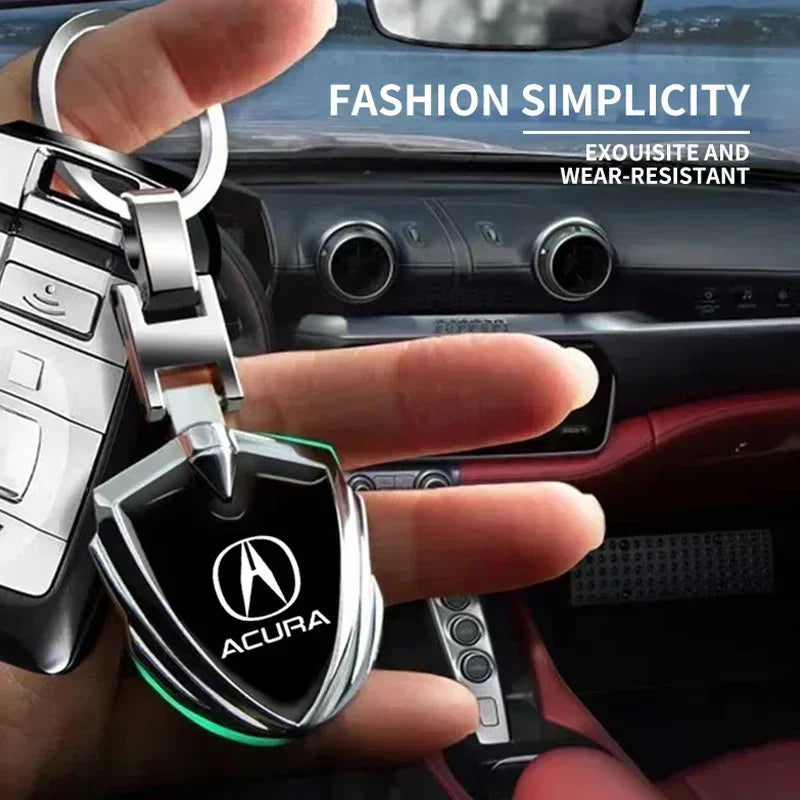 3D Metal Car Logo Keychain – Key Ring for Acura RDX, Integra, TLX, MDX, ZDX, RLX, TSX, RSX, NSX Accessories