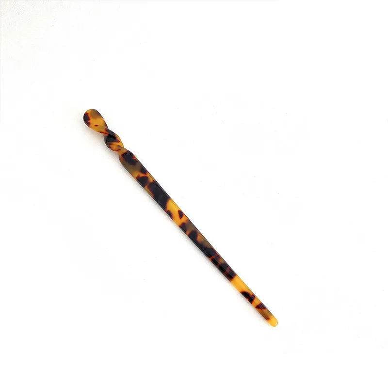 Chinese Style Hair Sticks – Vintage Acetate Resin Chopsticks, Hairpins & Headwear for Women, Wedding Jewelry Accessories
