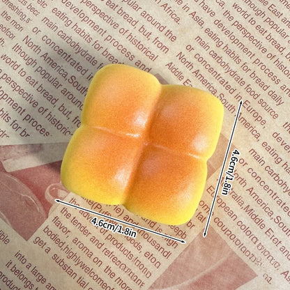 Squishy Toast Stress Relief Ball - Slow Rising Bread Fidget Squeeze Toy & Fun Gift