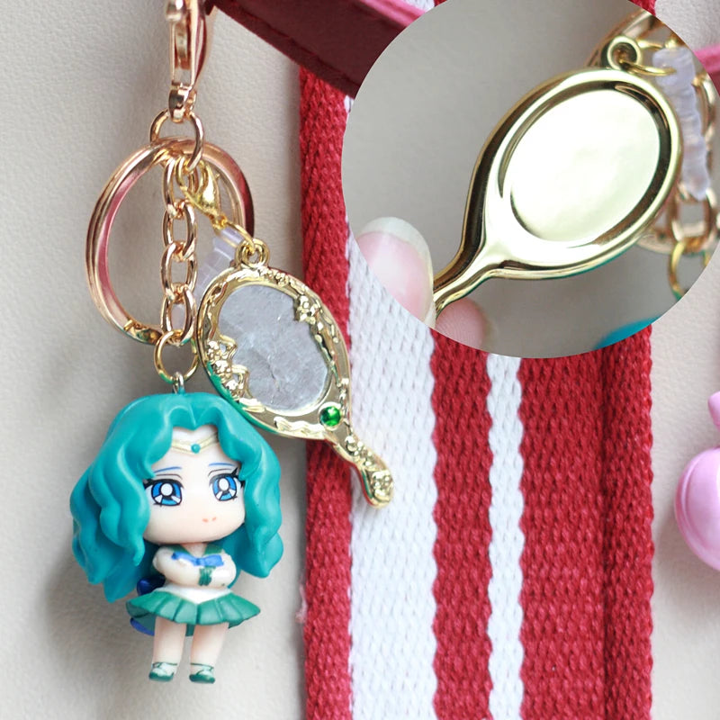New Sailor Moon Car Keychain — Tsukino Usagi Anime Figure Keyring, Backpack Pendant Doll, Kids’ Collectible Toy Gift