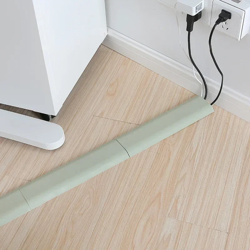 Wire Cover Wall Organizer - Nail-Free Network Cable Routing Device, TV Cable Cover Trough, Invisible Shielding for Power Cords