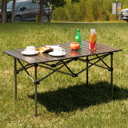 Outdoor Picnic Table with Carrying Bag – Lightweight Portable Folding Desk for Camping & Self-Driving Trips