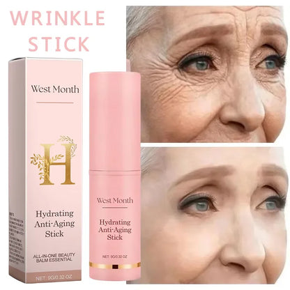 Collagen Multi-Bounce Balm Stick – Instant Wrinkle Removal, Anti-Aging, Firming & Brightening Moisturizer for Dull Skin