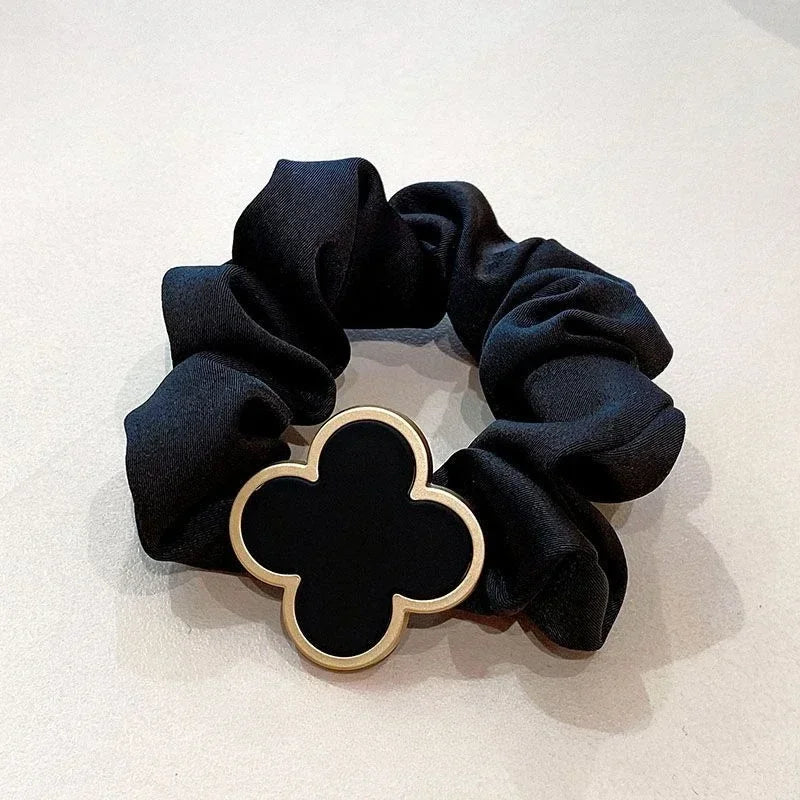 Cute French Ponytail Hair Rings - Warm Color Elastic Hair Ties for Stylish Hairstyles