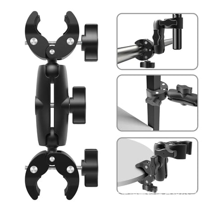 Motorcycle Panoramic Selfie Stick for Insta360 One X2/X3, Monopod Handlebar Mount Bracket, Compatible with GoPro Max Hero 11 Accessories