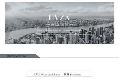 OVZA TR90 Polarized Sunglasses – Fashion Square Frame Driving Glasses for Men & Women S2074