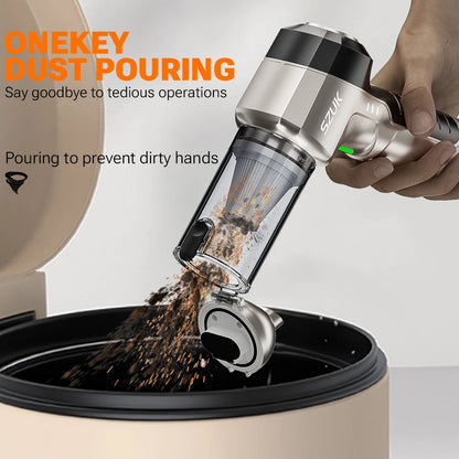 SZUK 9998700PA Car Vacuum Cleaner – Strong Suction Cordless Handheld Portable Cleaning Machine