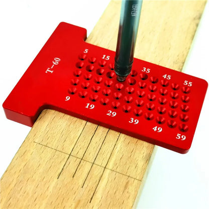 Precision T60 Square Ruler: Professional Aluminum Framing for Woodworking & Carpentry