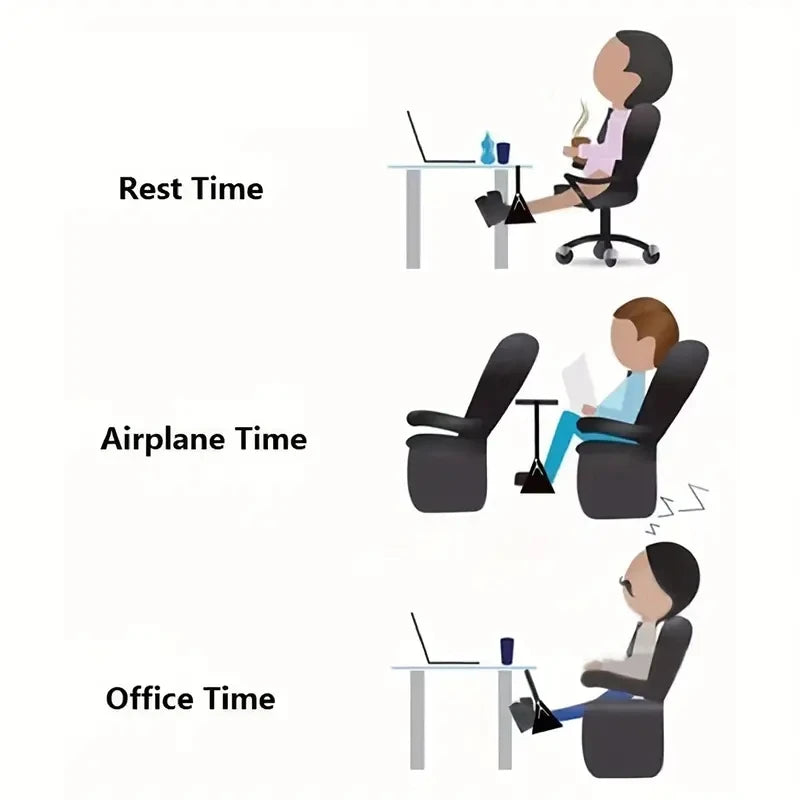 Adjustable Aircraft Leg Hammock | Office Hanging Footrest | Simple Leg Support for Travel & Car | Ergonomic Foot Pad Accessory