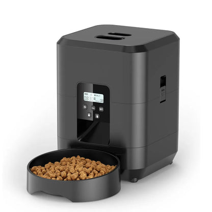 Smart Automatic Pet Feeder — Timed Cat & Dog Food Dispenser with Slow Feed Bowl