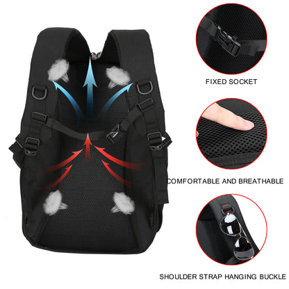 17-Inch Travel Laptop Backpack with USB - Waterproof Durable Business and University Backpack for Men and Women