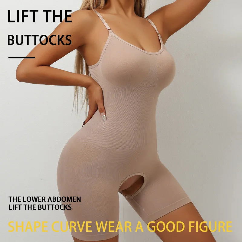 Women’s Full Body Shapewear - Seamless Tummy Control & Butt Lifting Bodysuit