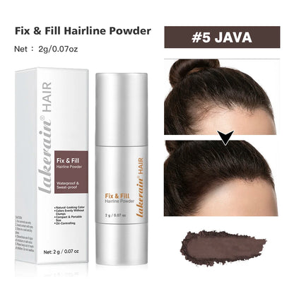 Waterproof Hairline Root Concealer Pen - Instant Gray Coverage Powder Stick for Easy Blending and Natural-Looking Hair Touch-Ups