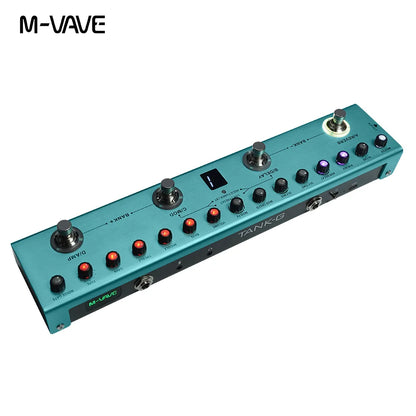 M-VAVE Tank-G Guitar Multi-Effects Pedal – Rechargeable with 36 Presets, 9 Preamp Slots, 8 IR Cab Slots & Modulation/Delay/Reverb Effects