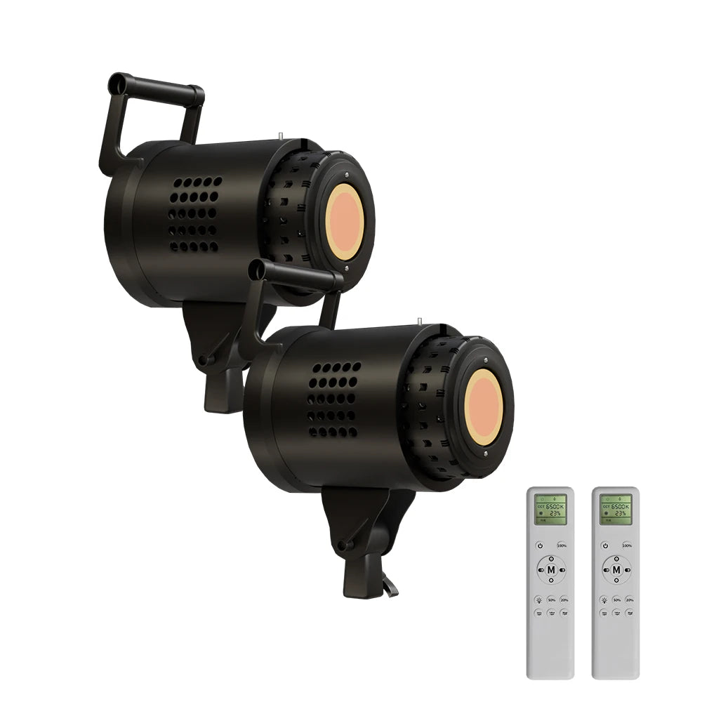 Bowens 135W LED Photography Studio Light Kit - Dimmable Video Lamp with 2m Tripod, 3000–6500K & 3 Colors