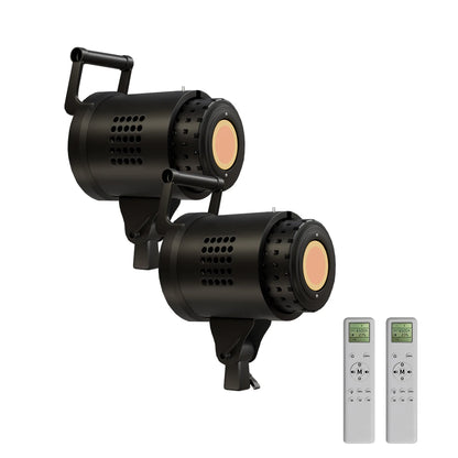 Bowens 135W LED Photography Studio Light Kit - Dimmable Video Lamp with 2m Tripod, 3000–6500K & 3 Colors