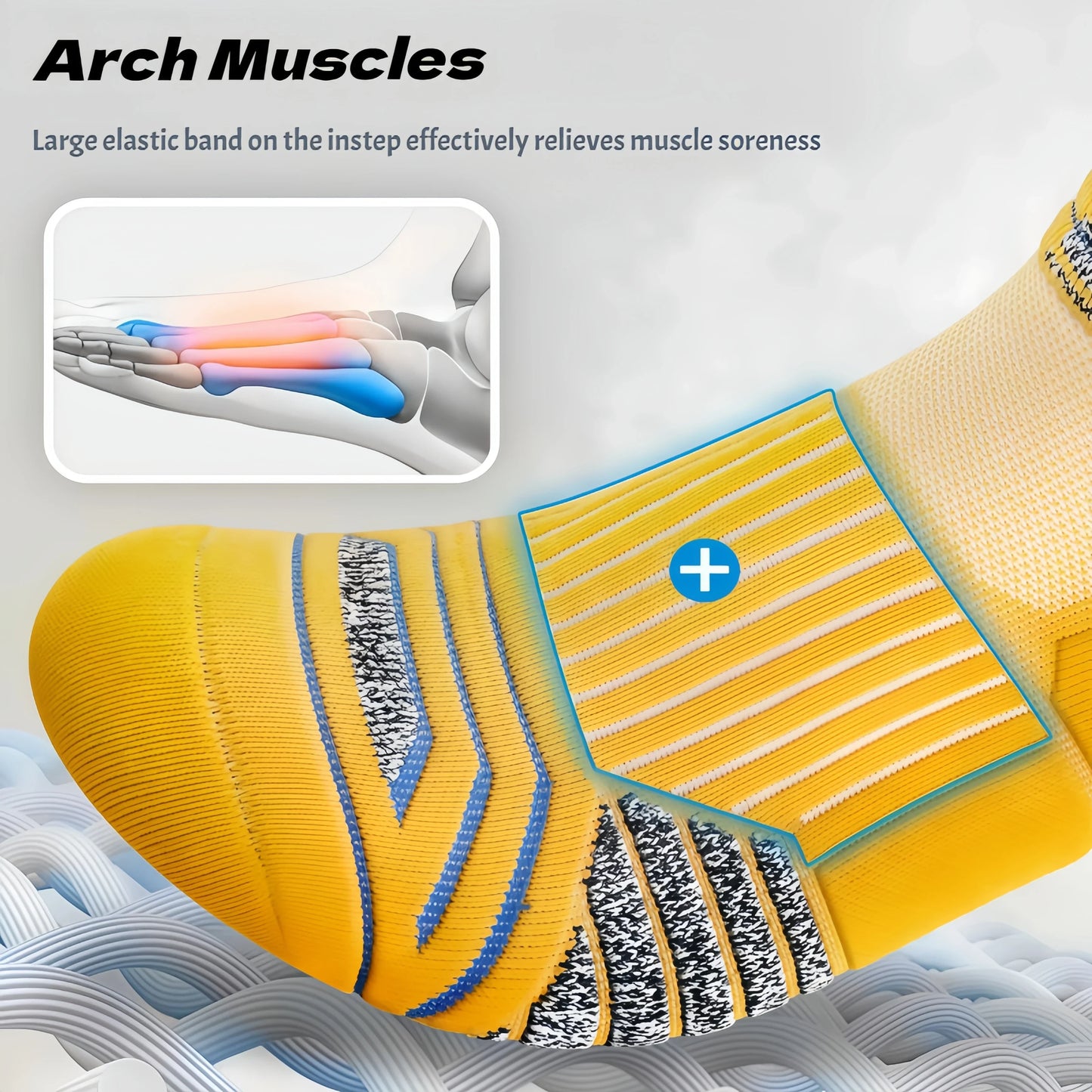 Professional Marathon Running Socks for Men – Thick Towel Bottom Sports Socks for Cycling & Basketball – Odor Control & Sweat Absorption Athletic Wear