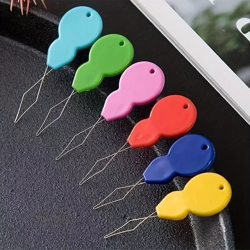 Easy Threading Sewing Needles - Plastic Threading Tools for Hand Sewing, Quilting & Crafts