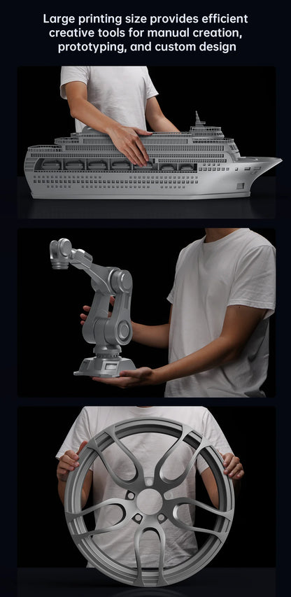 ANYCUBIC Kobra 2 Max Large 3D Printer – 500×420×420mm Build Size, 500mm/s Speed, Smart App Control