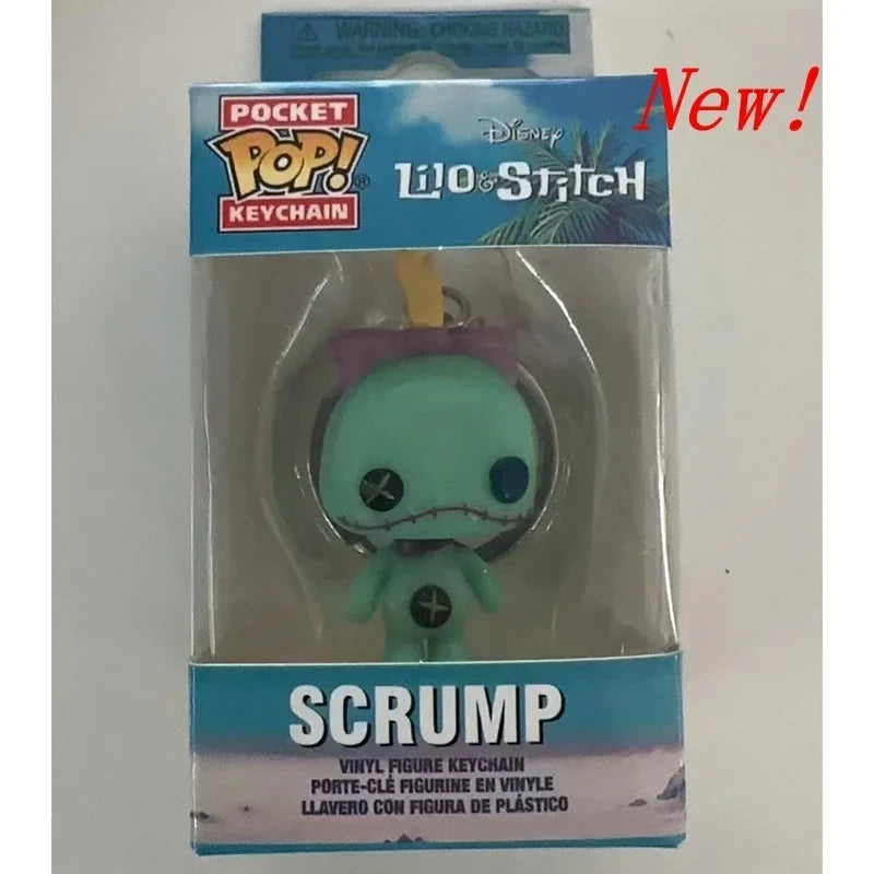 Funko Pocket Pop Keychains 22 Styles – Mickey, Minnie, Donald, Stitch, Angel, Elvis, Lilo & Scrump Vinyl Figure Toys
