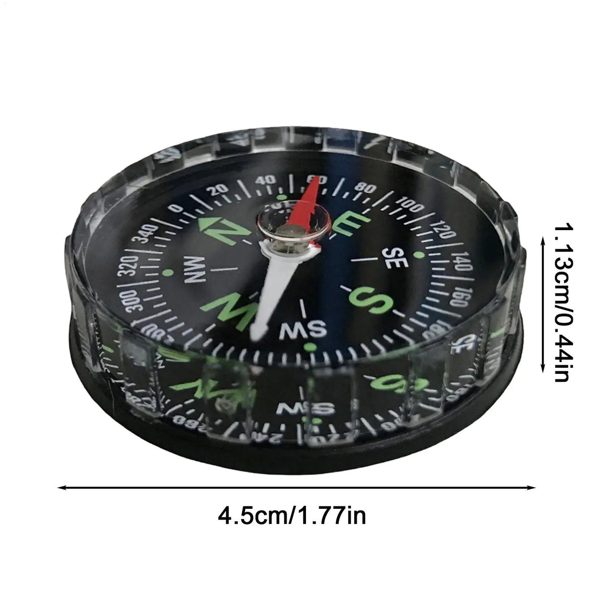 Waterproof Sighting Compass - Multifunctional Navigation Compass for Camping, Hiking, Boating & Outdoor Survival