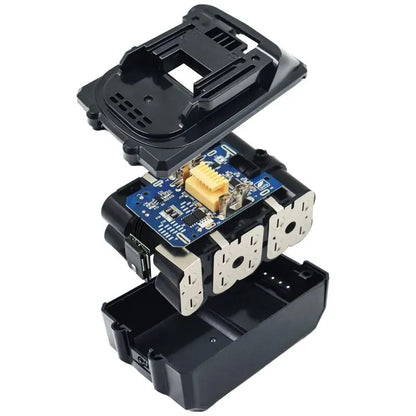 BL1830 Li-ion Battery Case with Charging Protection Circuit Board PCB and LED Digital Indicator for Makita 18V 6.0Ah Housing Shell