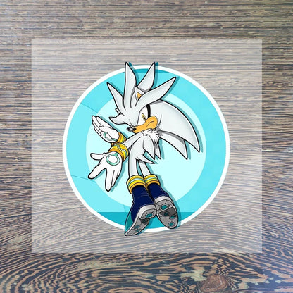 Sonic Cartoon Iron-On Patches – DIY Heat Transfer Anime Stickers for Clothing & Custom T-Shirts