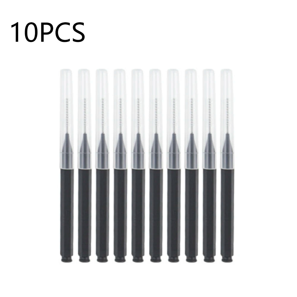 10/20/50PCS Mini Eyebrow & Lash Brushes – Disposable Bendable Brow Perm & Micro Eyelash Applicator Tools