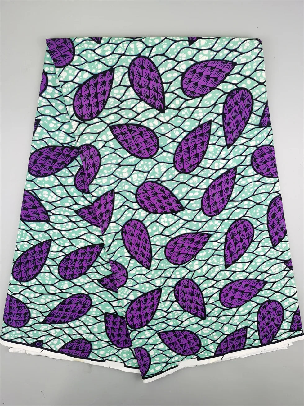 African Wax Fabric - Cotton Nigerian Ankara Batik Block Print Sewing Cloth