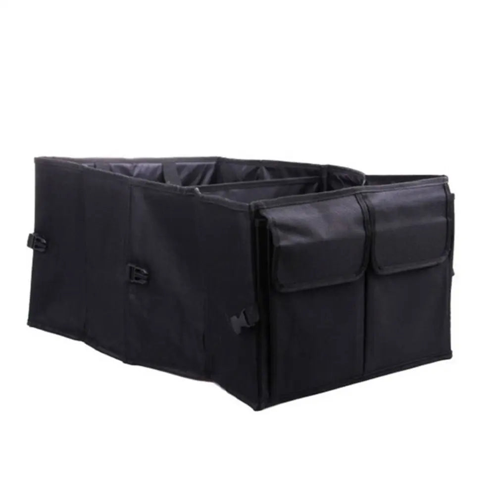Universal Folding Car Trunk Organizer - Multifunctional Storage Container Bag for Tools, Food, and Accessories, Compact and Durable Trunk Box for All Cars