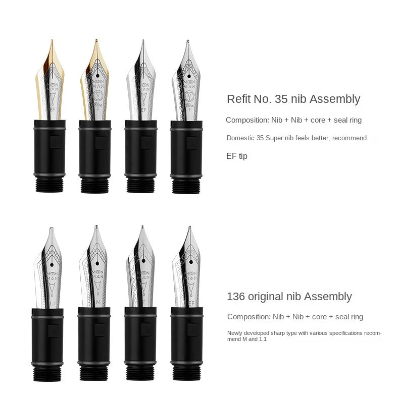 MAJOHN P136 Pen Piston Disassembly Tool — For Repairing & Modifying Pen Tips and BOCK Assembly