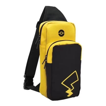Pokemon Pikachu Crossbody Storage Bag – Travel Case for Nintendo Switch OLED, Lite, Dock & Game Console Carry Pouch