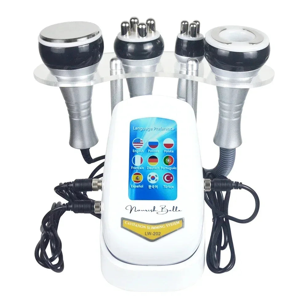 4-in-1 40K Cavitation Body Slimming Machine – Skin Tightening, Face Lifting & Vacuum Massager (Overseas Warehouse)