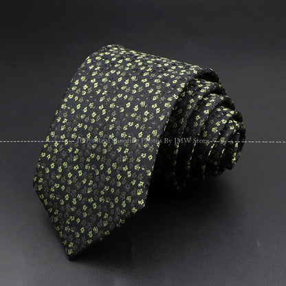 Men’s Wedding Floral Necktie - Wave Fireworks Meteor Flower Design Tie for Groom, Business & Formal Accessories Gift