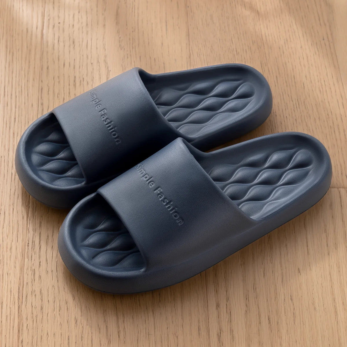 Men’s Summer Cloud Slippers – Soft Non-Slip Sole Sandals for Home, Beach, Indoor & Outdoor Casual Wear