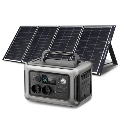 ALLPOWERS R600 Solar Generator - 600W, 299Wh LiFePO4 Portable Power Station with Optional Solar Panel and Solar Charger for Camping