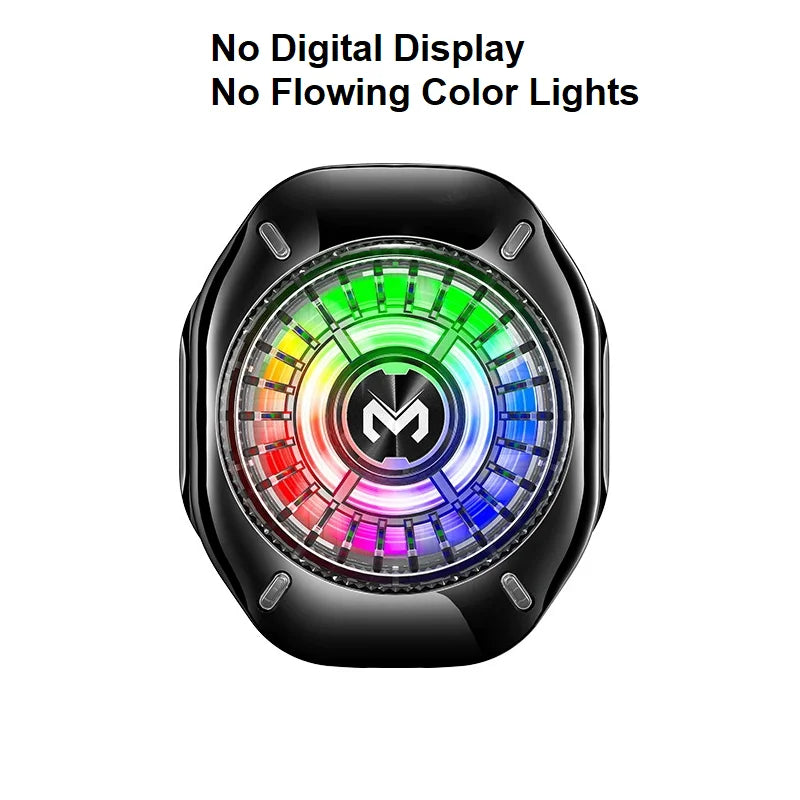 MEMO CX10 Semiconductor Phone Cooler – RGB Magnetic Clip-On Ice-Freezing Phone Cooling Fan for Gaming & Live Streaming Performance Boost