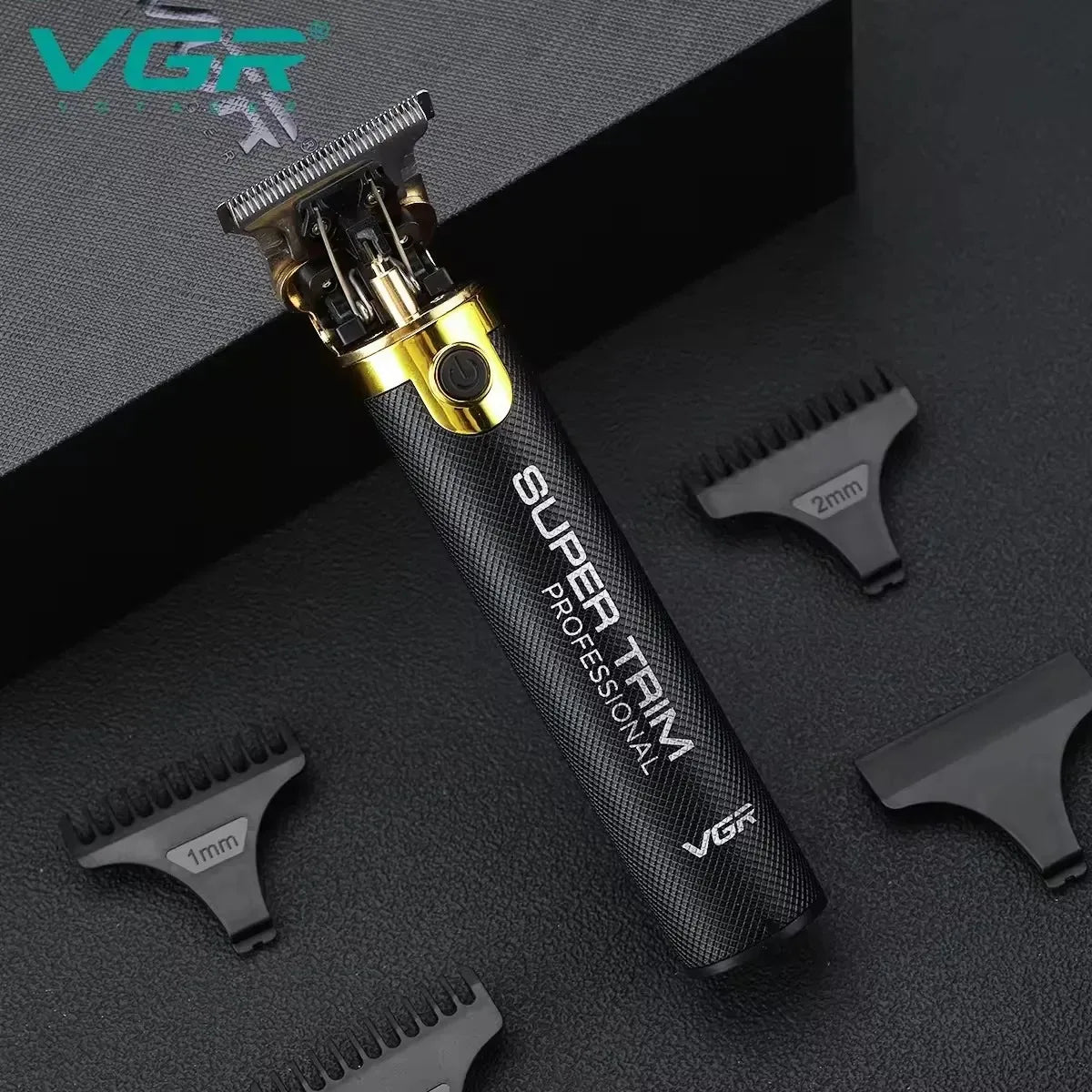VGR T9 Professional Hair Trimmer – Rechargeable Electric Barber Clippers, Metal Haircut Machine for Men V-082
