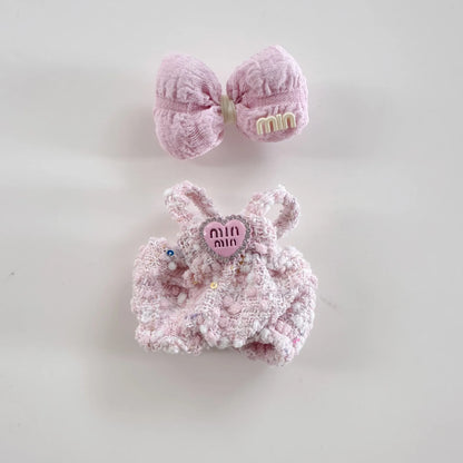 Cute Labubu Doll Outfit Set – Classic Dress for 17cm V2 Mini Dolls, Clothing Accessories for Kids Gift
