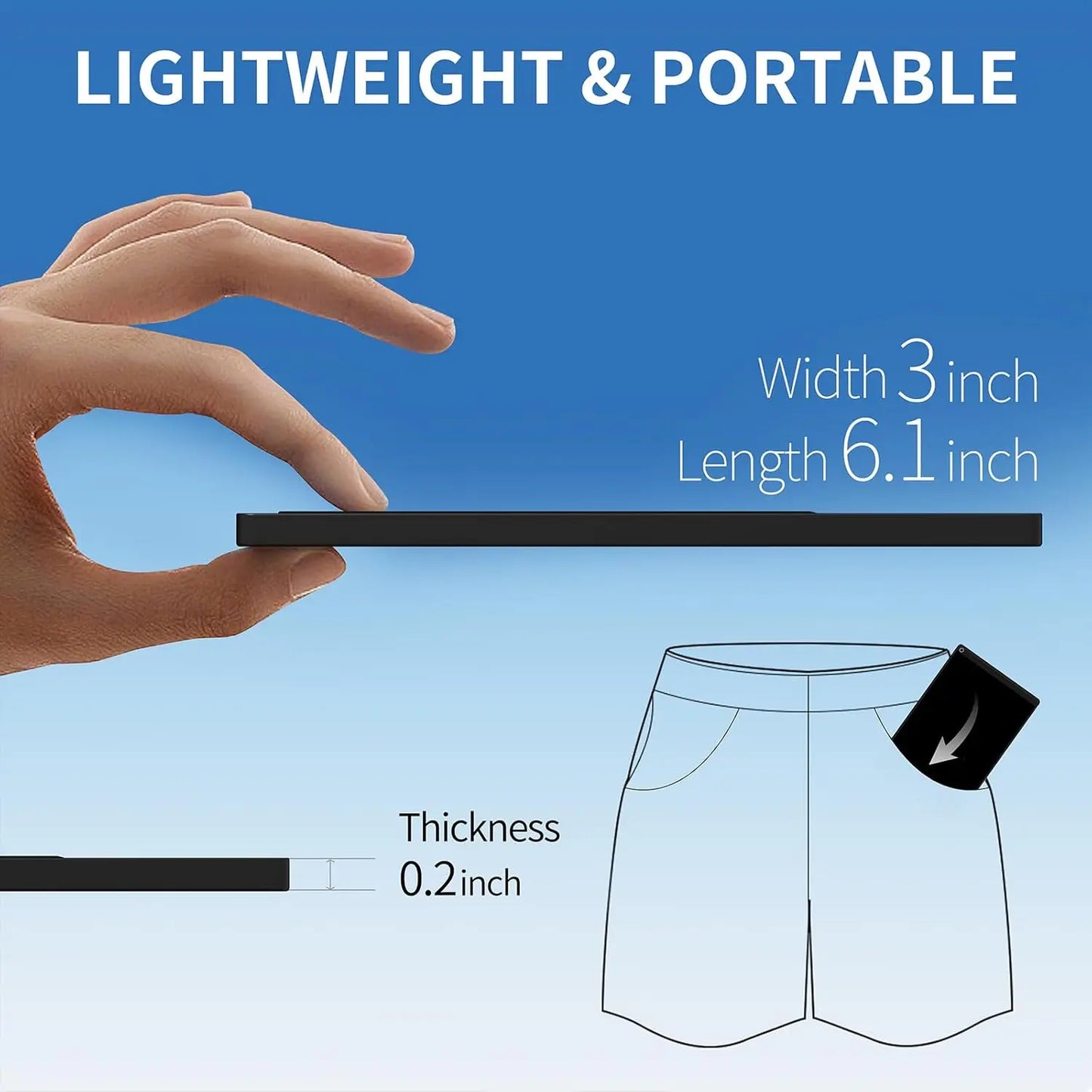 6.5" LCD Writing Tablet – Full Screen Portable Digital Notepad, Lightweight Pocket Sketching & Drafting Board for Creative Use
