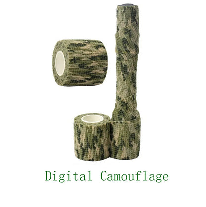 4.5m x 5cm Camouflage Stealth Tape - Waterproof Outdoor Camo Wrap for Hiking, Camping and Hunting, 1 Roll