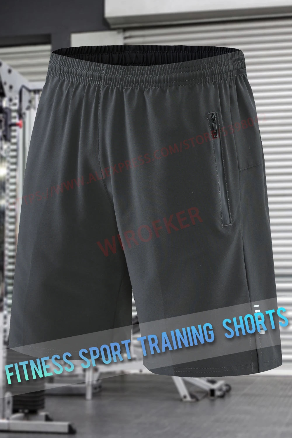Men's Quick-Dry Running Shorts – Knee-Length Casual Fitness & Gym Training Shorts 2022