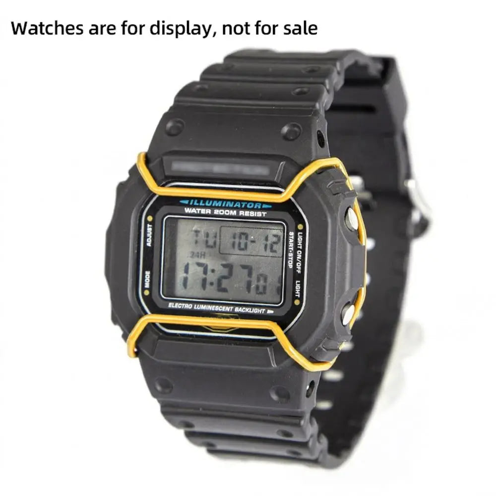 Stainless Steel Watch Case Bumper for Casio DW-5600 GW-M5610 - Metal Anti-Scratch Protective Guard Cover