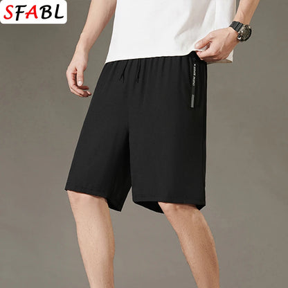 Men's Summer Beach Shorts – Quick-Drying, Breathable Elastic Fitness & Running Casual Shorts