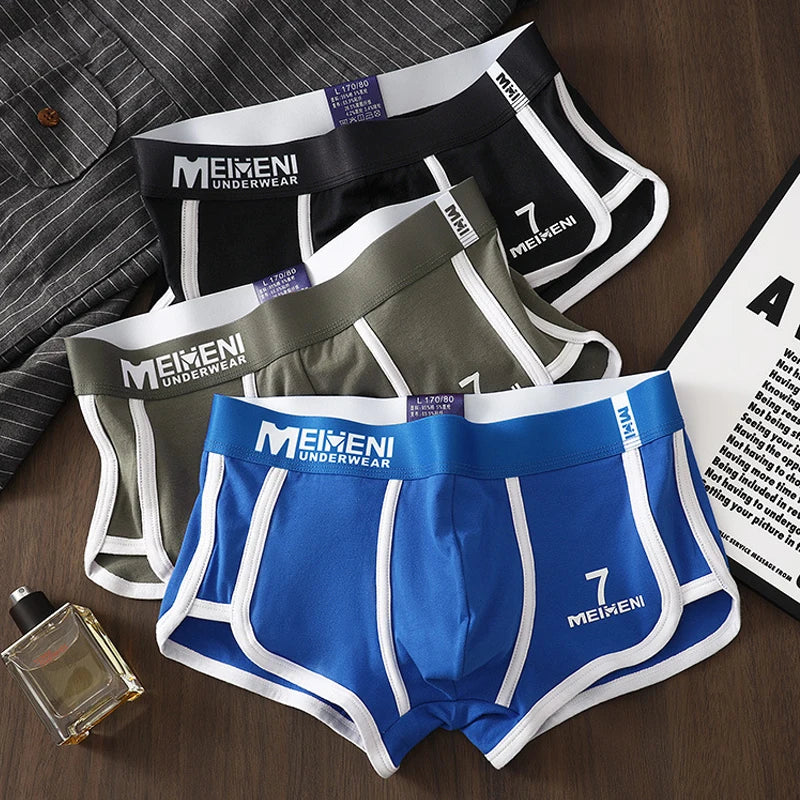 Men’s Cotton Boxer Underwear - Breathable Boxers, Sizes M–3XL, 1–3 Pack