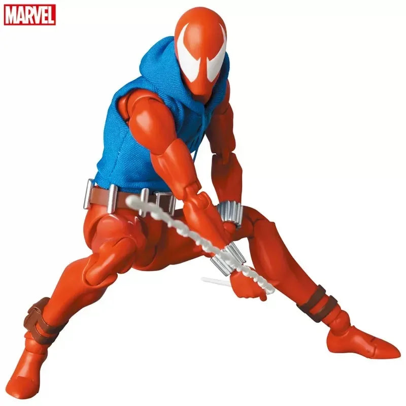 Ct Toys Scarlet Spider Action Figure — Mafex 186 Ben Reilly Comic Version | Spider-Man Anime Collection Model Toy Gift