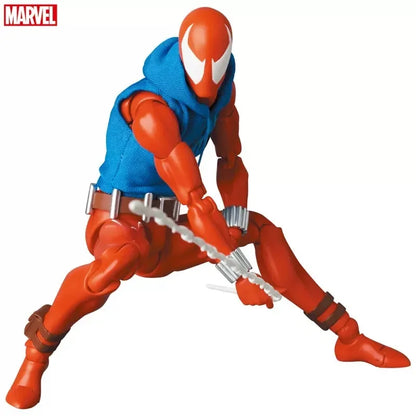 Ct Toys Scarlet Spider Action Figure — Mafex 186 Ben Reilly Comic Version | Spider-Man Anime Collection Model Toy Gift